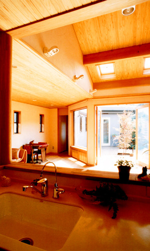 対面式のキッチン