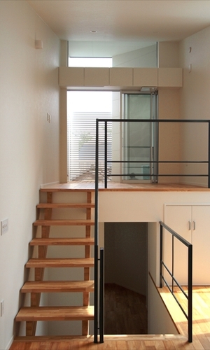 生活空間を繋ぐスキップフロア