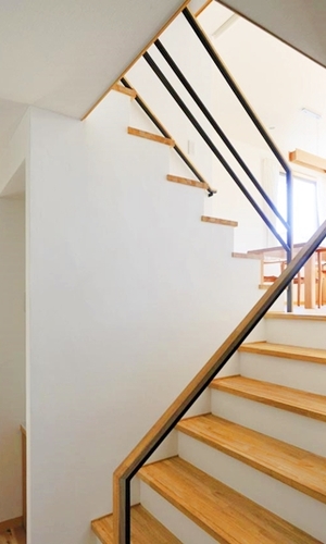 空間の変化が楽しいスキップフロア