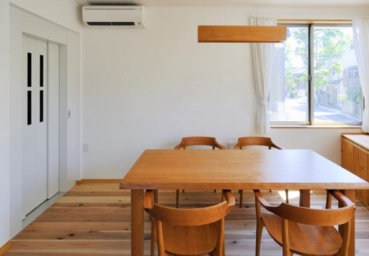 リビングへつながるエレベーター