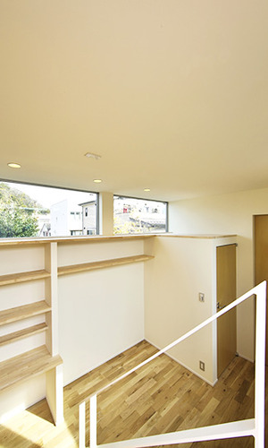 ハイサイドライトから光を取り込む