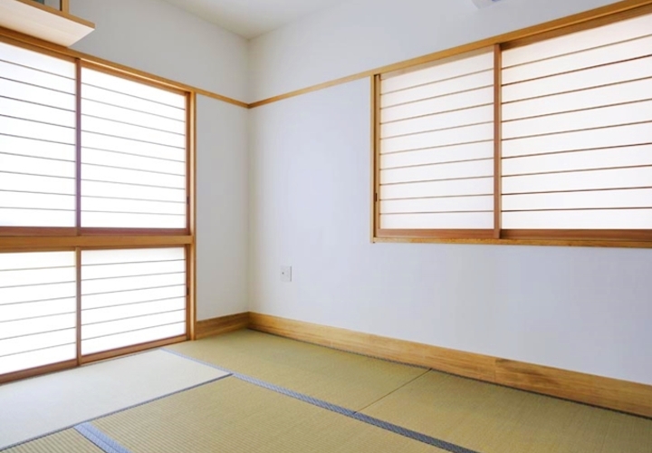 広がりを感じる建具で和室に個性を