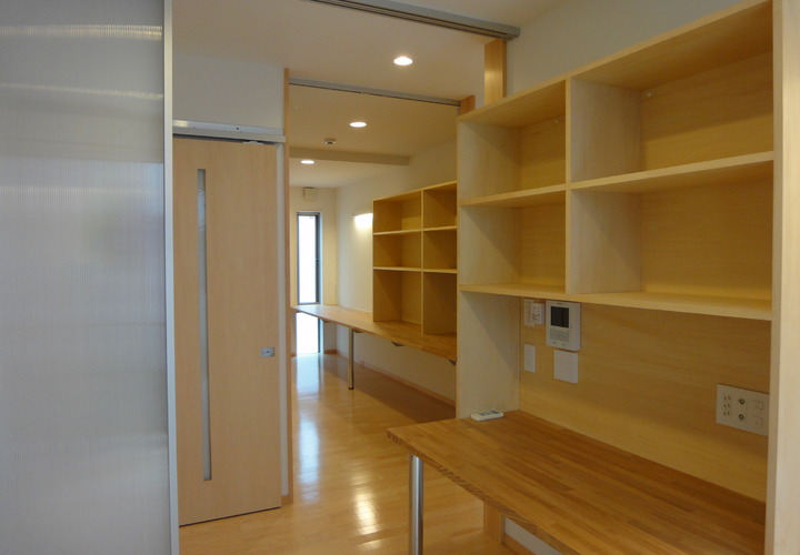 ご夫婦それぞれのワークスペース