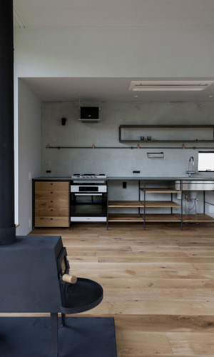 キッチンとストーブ