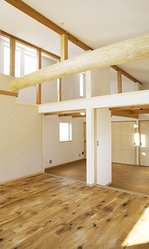 風通しの良い開放的な室内