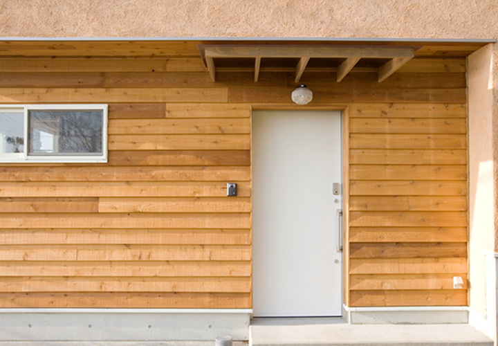 木製サイディングの外壁