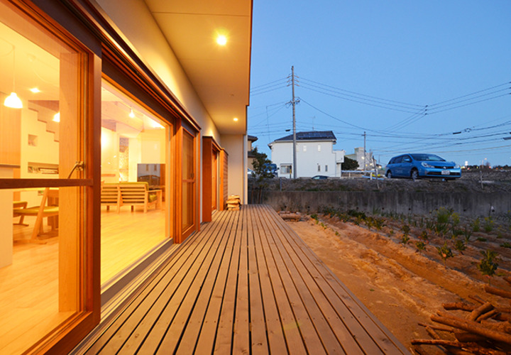 バイクガレージのある住まい