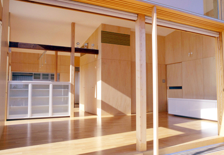 リビングとテラス