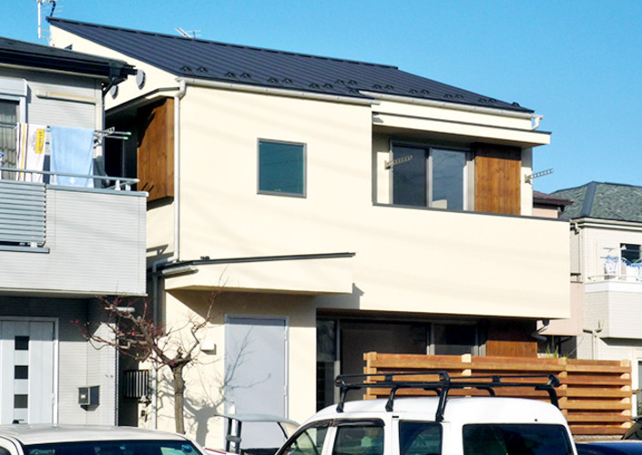 3530plus　シンプルでコンパクトな２階建の住宅