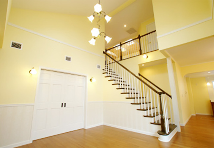 リビング吹き抜け