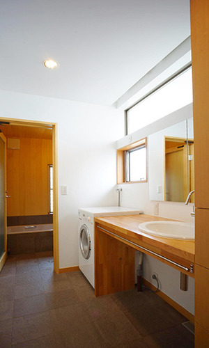 広々とした洗面室