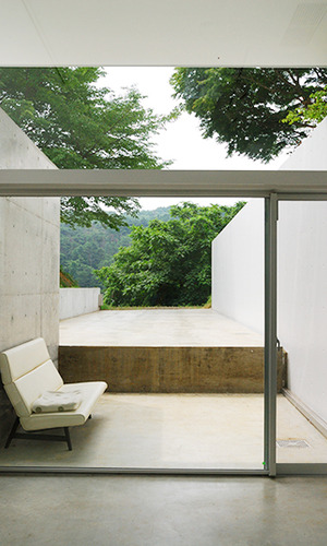 自然豊かなゲストルーム