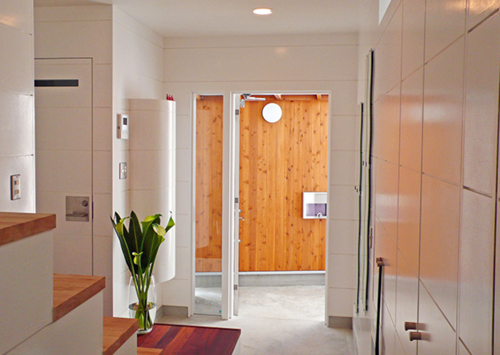 通り土間のある家