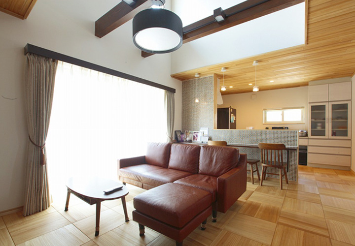 思わず深呼吸したくなるリビング