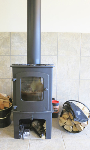 こだわりの暖炉