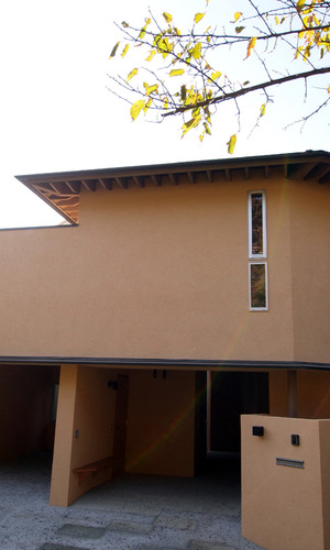 外壁　ジョリパット木ゴテ仕上げ