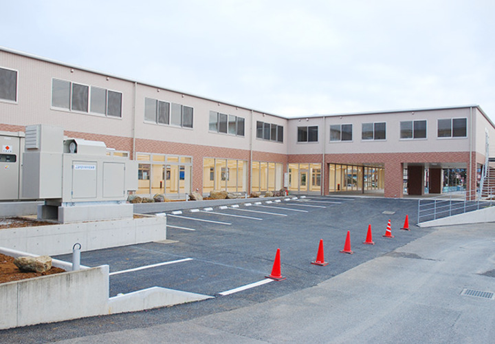 暖色系の温かみのある外観