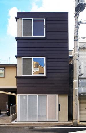 富ヶ谷の狭小ガレージの家