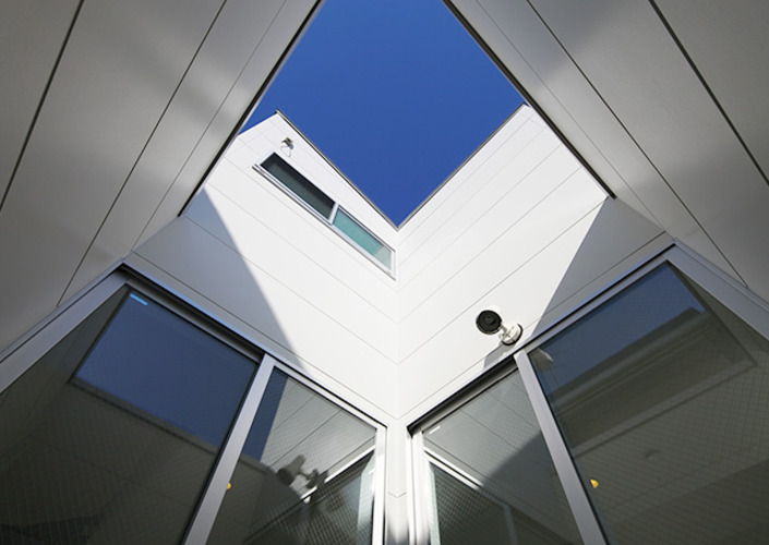 代田のライトコートのある家