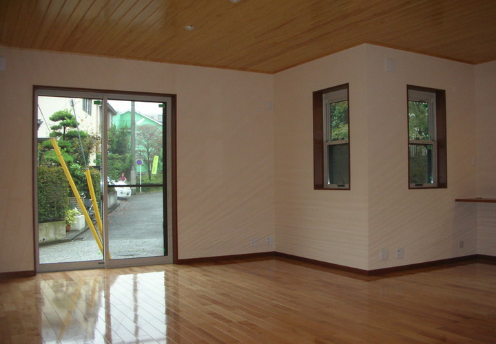 耐震構法ＳＥ構法により実現する大空間の開放的なリビング