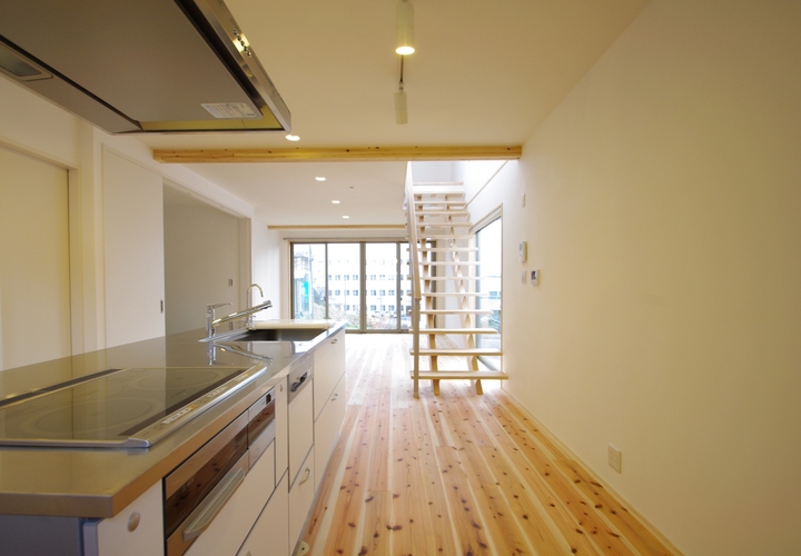 シンプルLDK リビングの光が届くｷｯﾁﾝ