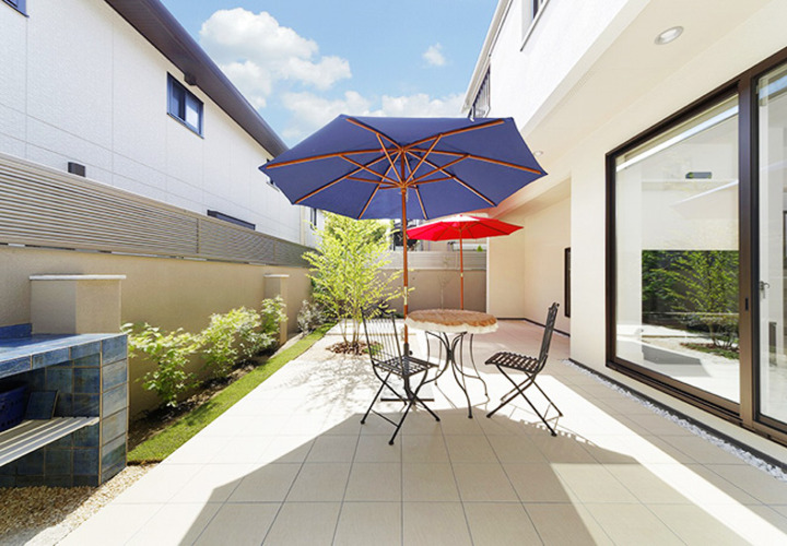 テラスのある家