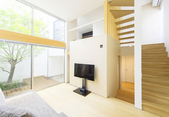 スキップフロアのＬＤＫ