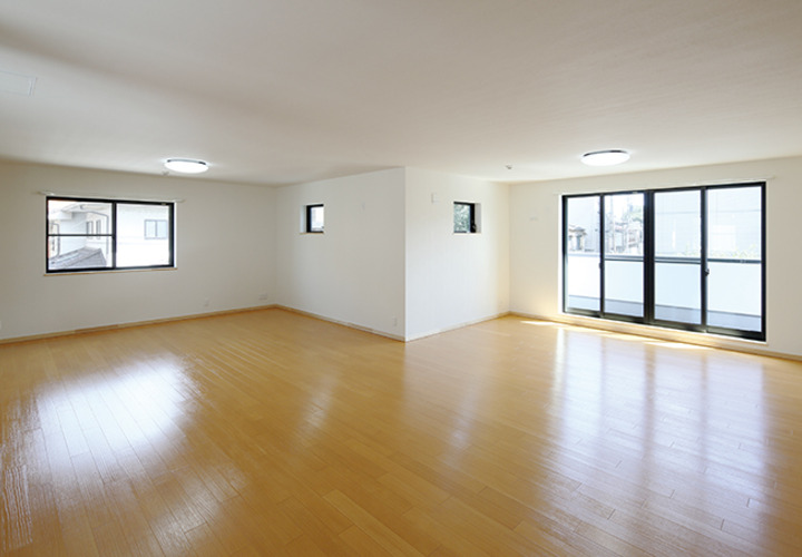 空間の使い方を選べる大空間