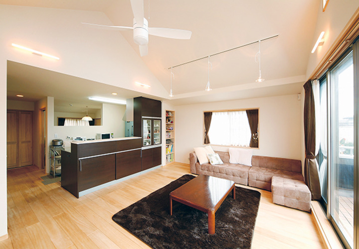 高級感と開放感の溢れるLDK