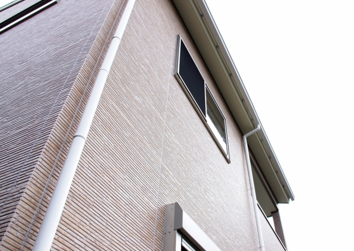 リビング中心の家