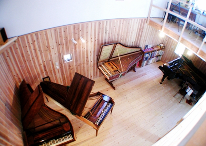 岬町の演奏ホール付住宅