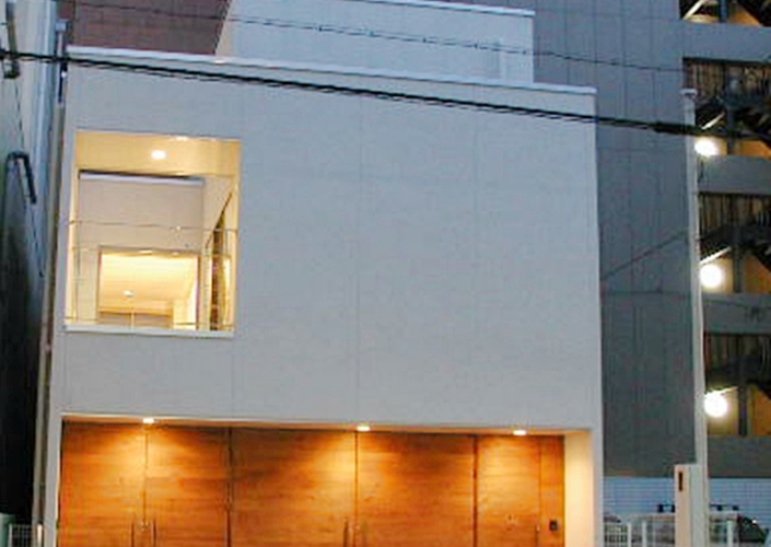 通り庭のあるコートハウス