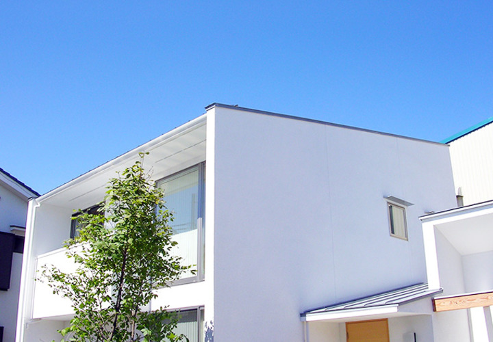 住宅側の外観