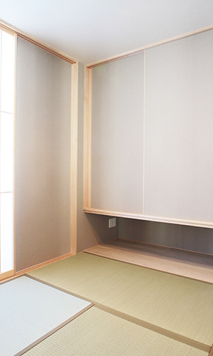 柔らかな色合いのモダン和室