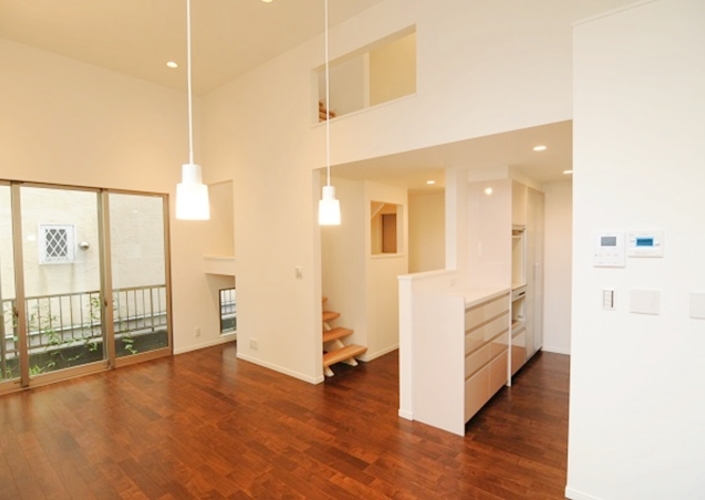 スキップフロアのある注文住宅（横浜市）