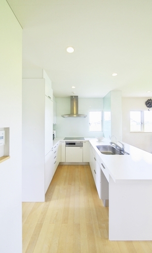 使いやすさを重視したキッチン。