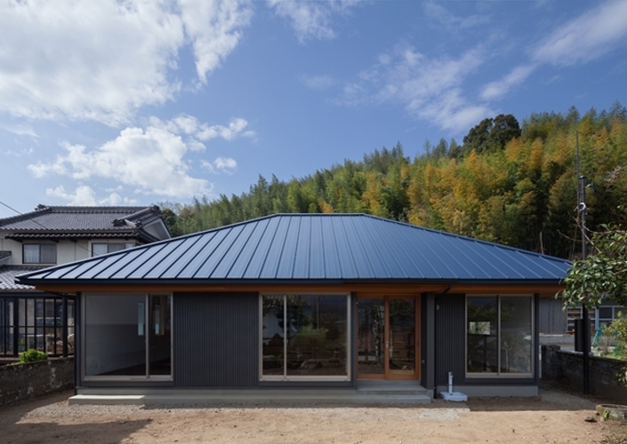 長閑な農村住宅