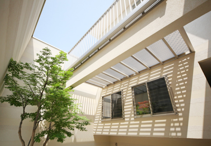 美しく降り注ぐ採光のライン