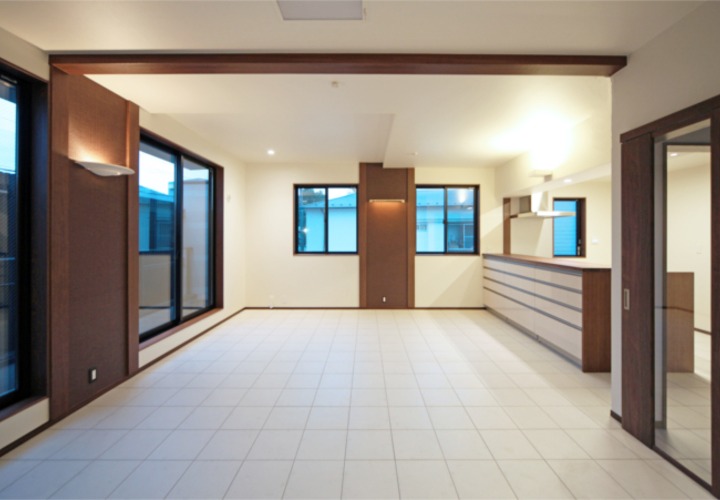 落ち着きある雰囲気のLDK