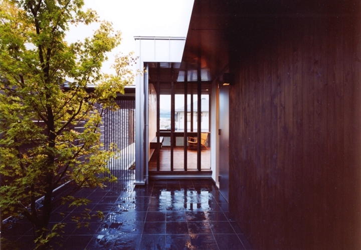 中庭からの風景