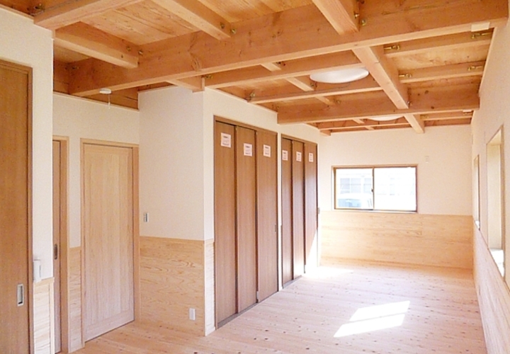 子ども部屋として仕切ることもできる洋室