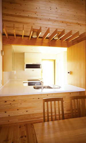 キッチンとキッチンテラス