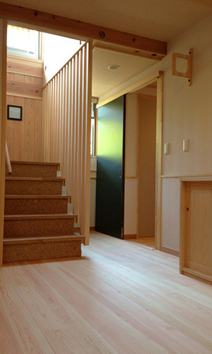 桧の無垢床
