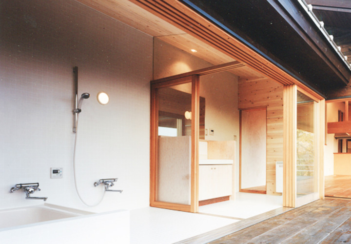 開放的な水廻り