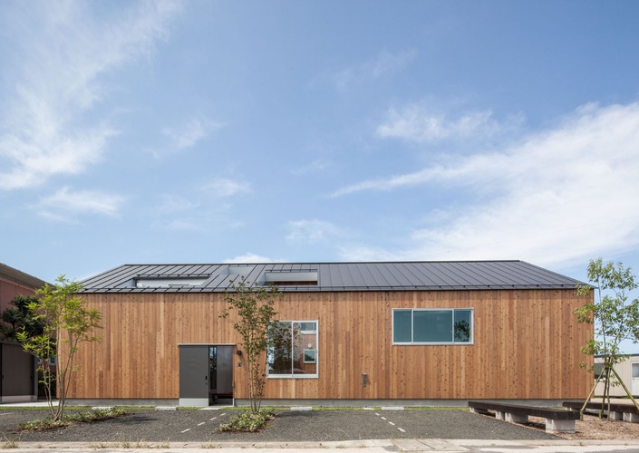 indoor terraceの家