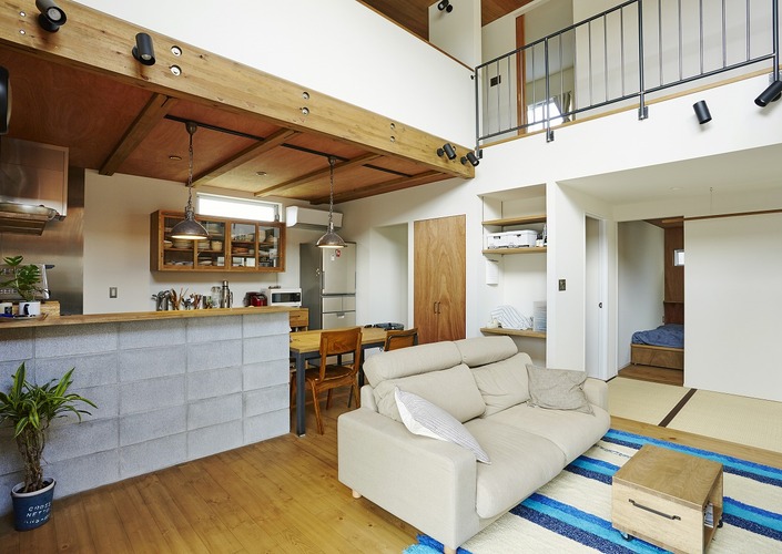 ビンテージ家具の似合う家