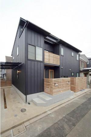 空気集熱ソーラーの２世帯住宅