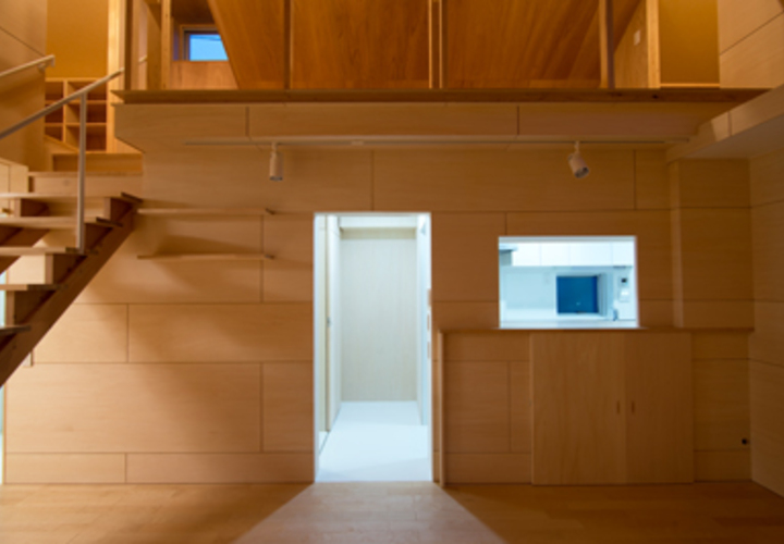 リビングとキッチンとロフト