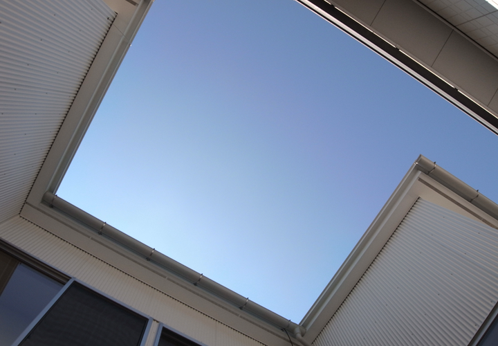 中庭の空