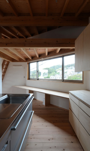 キッチンとワークスペース